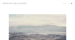 Desktop Screenshot of marionbelanger.com